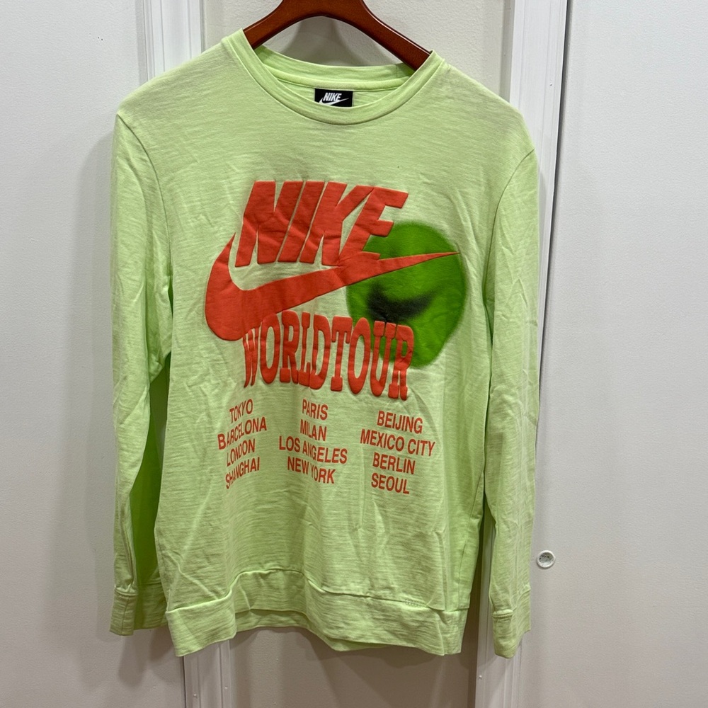Nike Lime Green World Tour Sweatshirt